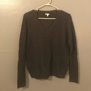 Gray Knit Sweater